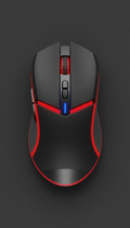 Shadow-Tint Anti-Fatigue Mousepad